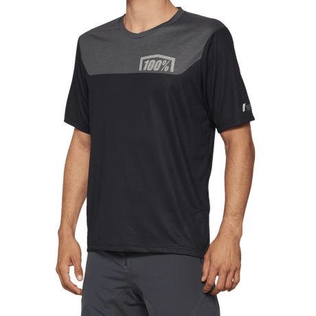 100% AIRMATIC SHORT SLEEVE JERSEY GREY/MIDNIGHT - DRIVEN Canada's Powersports 84126918956940014 - 00015