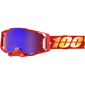 100% ARMEGA GOGGLE NUKETOWN MIRROR RED/BLUE LENS (50005 - 00020) - DRIVEN Canada's Powersports 19626102292650005 - 00020