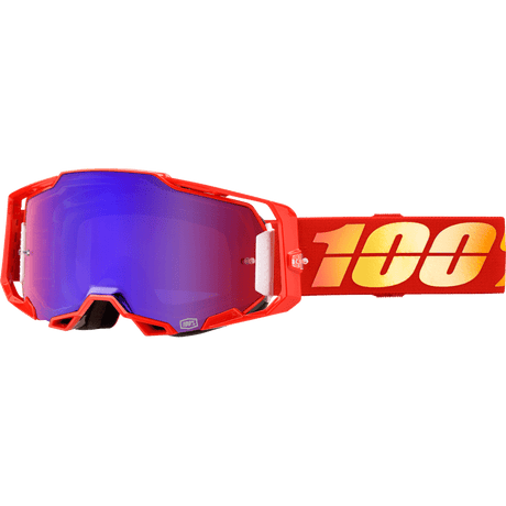 100% ARMEGA GOGGLE NUKETOWN MIRROR RED/BLUE LENS (50005 - 00020) - DRIVEN Canada's Powersports 19626102292650005 - 00020