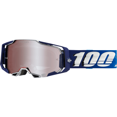 100% ARMEGA HIPER GOGGLE NOVEL MIRROR SILVER FLASH LENS (50003 - 00006) - DRIVEN Canada's Powersports 19626102295750003 - 00006