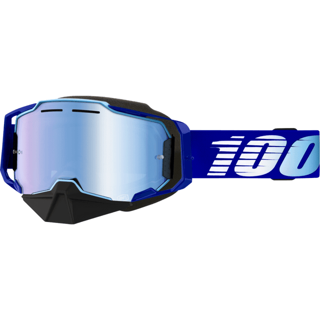 100% ARMEGA SNOWMOBILE GOGGLE ROYAL MIRROR BLUE LENS (50008 - 00004) - DRIVEN Canada's Powersports 19626100147150008 - 00004