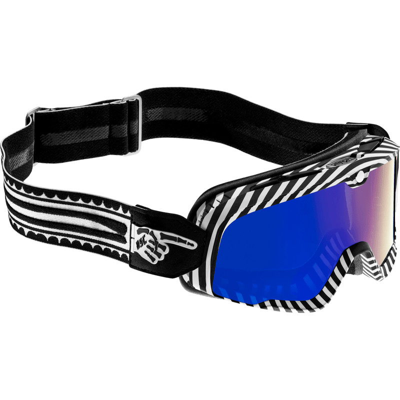 100% BARSTOW GOGGLE DEATH SPRAY MIRROR BLUE LENS (50000 - 00002) - DRIVEN Canada's Powersports 19626100002350000 - 00002