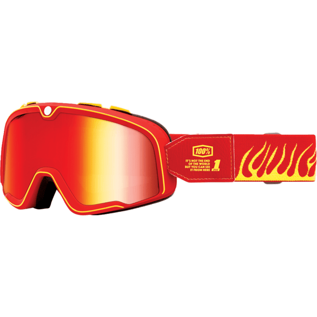 100% BARSTOW GOGGLE DEATH SPRAY MIRROR RED LENS (50000 - 00011) - DRIVEN Canada's Powersports 19626102233950000 - 00011
