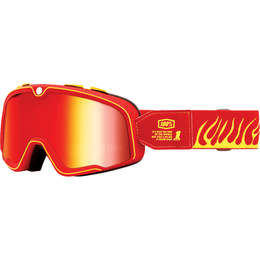 100% BARSTOW GOGGLE DEATH SPRAY - MIRROR RED LENS - Driven Powersports Inc.19626102233950000-00011