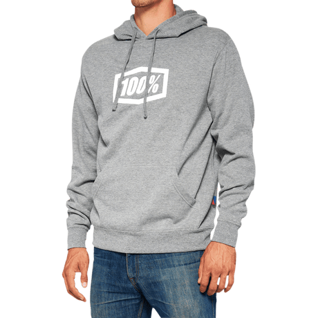 100% ICON PULLOVER HOODIE FLEECE HEATHER - DRIVEN Canada's Powersports 19626100994120029 - 00015