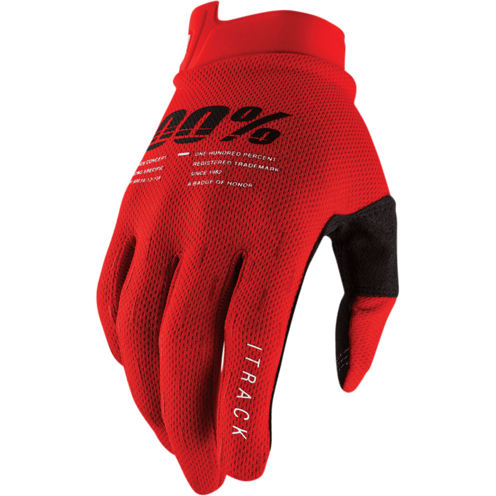 100% ITRACK GLOVES - Driven Powersports Inc.84126918516510008-00015