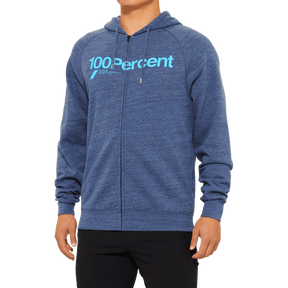 100% KERV ZIP HOODIE FLEECE HEATHER - DRIVEN Canada's Powersports 20063 - 00001