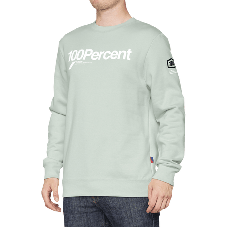 100% MANIFESTO CREWNECK SWEATSHIRT PALE AQUA - DRIVEN Canada's Powersports 84126915894736040 - 403 - 10