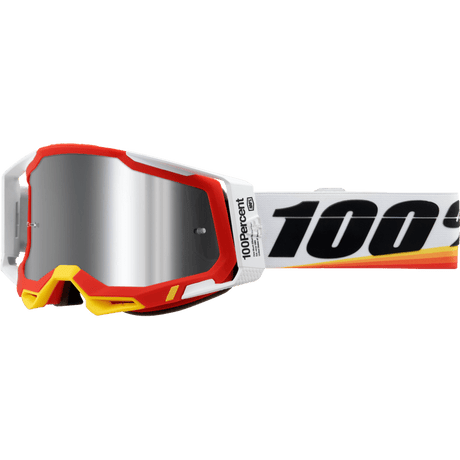 100% RACECRAFT 2 GOGGLE ARSHAM MIRROR SILVER FLASH LENS - DRIVEN Canada's Powersports 19626102306050010 - 00016