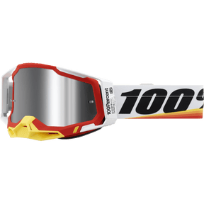 100% RACECRAFT 2 GOGGLE ARSHAM MIRROR SILVER FLASH LENS - DRIVEN Canada's Powersports 19626102306050010 - 00016