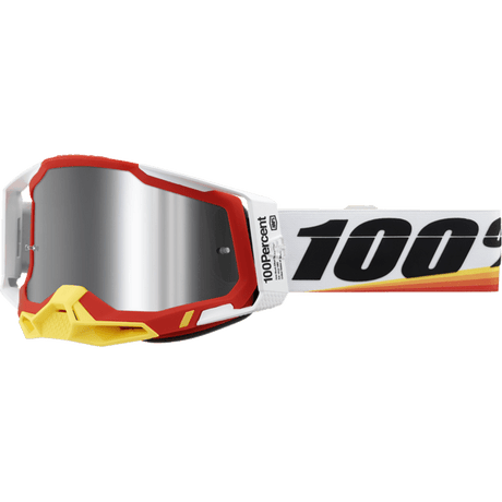 100% RACECRAFT 2 GOGGLE ARSHAM MIRROR SILVER FLASH LENS - DRIVEN Canada's Powersports 19626102306050010 - 00016