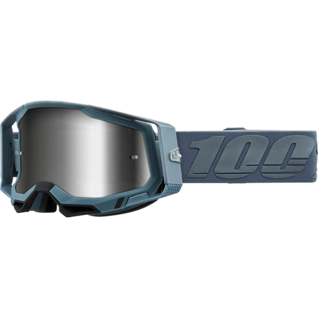 100% RACECRAFT 2 GOGGLE BATTLESHIP MIRROR SILVER LENS (50010 - 00017) - DRIVEN Canada's Powersports 19626102304650010 - 00017