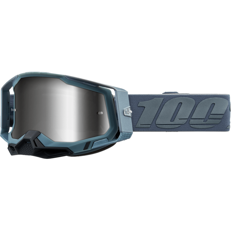 100% RACECRAFT 2 GOGGLE BATTLESHIP MIRROR SILVER LENS (50010 - 00017) - DRIVEN Canada's Powersports 19626102304650010 - 00017