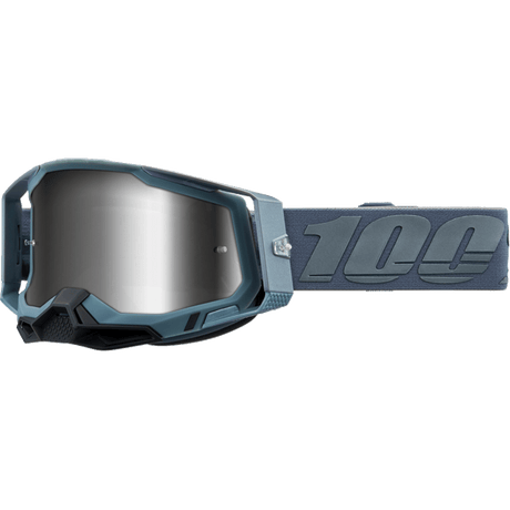 100% RACECRAFT 2 GOGGLE BATTLESHIP MIRROR SILVER LENS (50010 - 00017) - DRIVEN Canada's Powersports 19626102304650010 - 00017