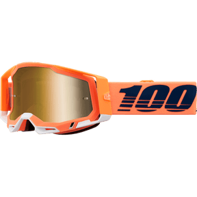 100% RACECRAFT 2 GOGGLE CORAL MIRROR TRUE GOLD LENS (50010 - 00018) - DRIVEN Canada's Powersports 19626102309150010 - 00018
