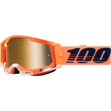 100% RACECRAFT 2 GOGGLE CORAL MIRROR TRUE GOLD LENS (50010 - 00018) - DRIVEN Canada's Powersports 19626102309150010 - 00018