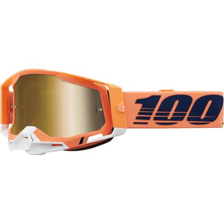 100% RACECRAFT 2 GOGGLE CORAL MIRROR TRUE GOLD LENS (50010 - 00018) - DRIVEN Canada's Powersports 19626102309150010 - 00018