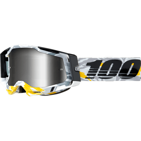 100% RACECRAFT 2 GOGGLE KORB MIRROR SILVER LENS (50010 - 00019) - DRIVEN Canada's Powersports 19626102310750010 - 00019