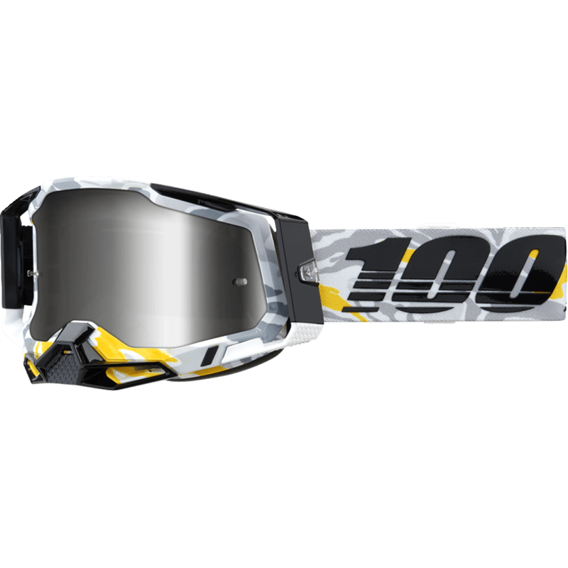 100% RACECRAFT 2 GOGGLE KORB MIRROR SILVER LENS (50010 - 00019) - DRIVEN Canada's Powersports 19626102310750010 - 00019