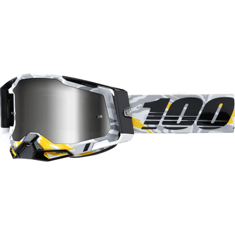 100% RACECRAFT 2 GOGGLE KORB MIRROR SILVER LENS (50010 - 00019) - DRIVEN Canada's Powersports 19626102310750010 - 00019