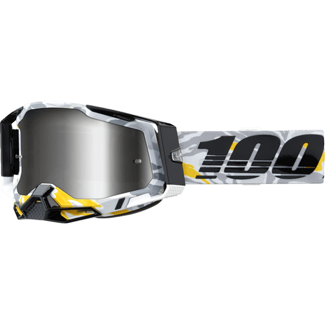 100% RACECRAFT 2 GOGGLE KORB MIRROR SILVER LENS (50010 - 00019) - DRIVEN Canada's Powersports 19626102310750010 - 00019