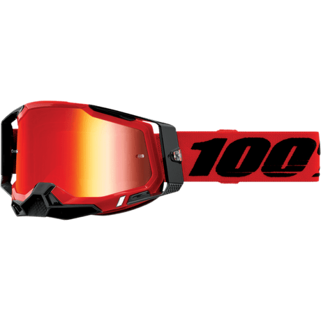100% RACECRAFT 2 GOGGLE MIRROR RED LENS - DRIVEN Canada's Powersports 19626100170950010 - 00003