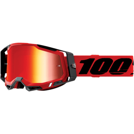 100% RACECRAFT 2 GOGGLE MIRROR RED LENS - DRIVEN Canada's Powersports 19626100170950010 - 00003