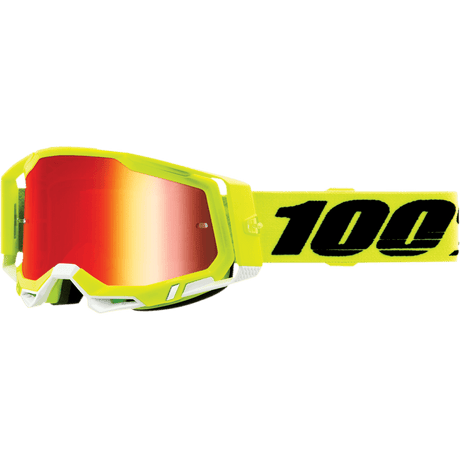 100% RACECRAFT 2 GOGGLE MIRROR RED LENS - DRIVEN Canada's Powersports 19626100177850010 - 00004