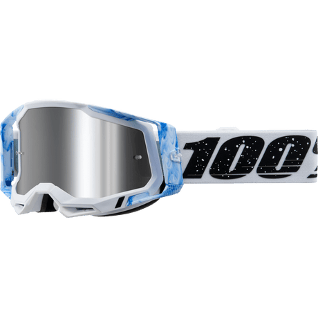 100% RACECRAFT 2 GOGGLE MIXOS MIRROR SILVER FLASH LENS (50010 - 00020) - DRIVEN Canada's Powersports 19626102308450010 - 00020