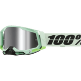 100% RACECRAFT 2 GOGGLE PALOMAR MIRROR SILVER FLASH LENS (50010 - 00025) - DRIVEN Canada's Powersports 19626103722750010 - 00025