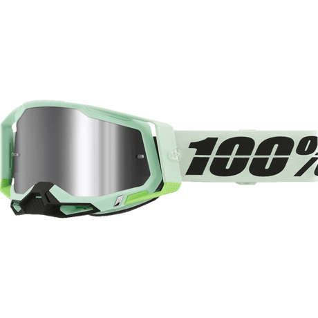 100% RACECRAFT 2 GOGGLE PALOMAR MIRROR SILVER FLASH LENS (50010 - 00025) - DRIVEN Canada's Powersports 19626103722750010 - 00025