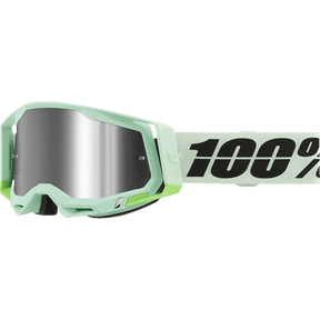 100% RACECRAFT 2 GOGGLE PALOMAR MIRROR SILVER FLASH LENS (50010 - 00025) - DRIVEN Canada's Powersports 19626103722750010 - 00025