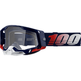 100% RACECRAFT 2 GOGGLE REPUBLIC CLEAR LENS (50009 - 00022) - DRIVEN Canada's Powersports 19626102298850009 - 00022