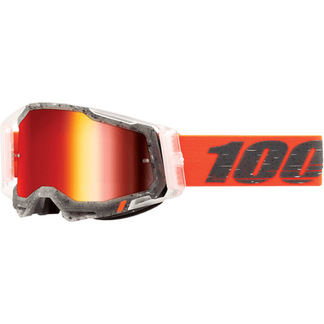 100% RACECRAFT 2 GOGGLE SCHRUTE MIRROR RED LENS (50010 - 00014) - DRIVEN Canada's Powersports 19626100171650010 - 00014