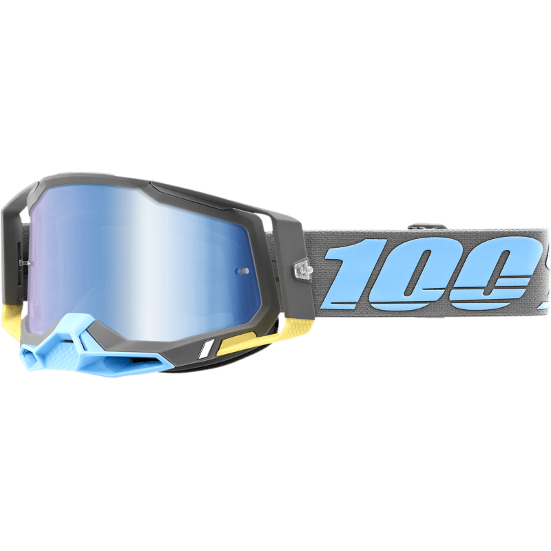 100% RACECRAFT 2 GOGGLE TRINIDAD MIRROR BLUE LENS (50010 - 00008) - DRIVEN Canada's Powersports 19626100174750010 - 00008