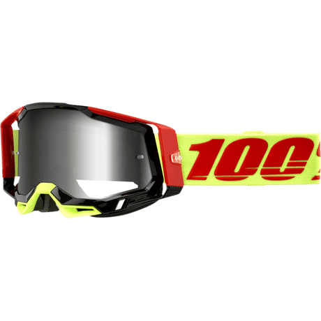 100% RACECRAFT 2 GOGGLE WIZ FLASH SILVER LENS (50010 - 00010) - DRIVEN Canada's Powersports 19626100176150010 - 00010