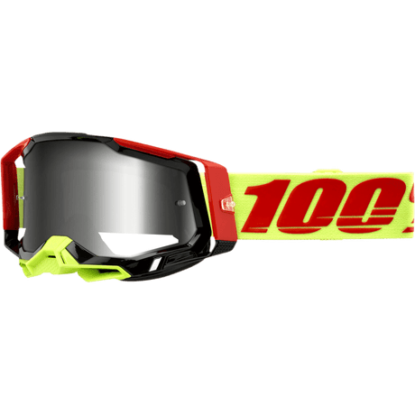 100% RACECRAFT 2 GOGGLE WIZ FLASH SILVER LENS (50010 - 00010) - DRIVEN Canada's Powersports 19626100176150010 - 00010