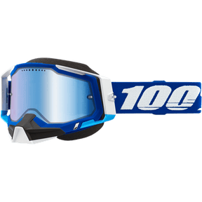 100% RACECRAFT 2 SNOWMOBILE GOGGLE MIRROR BLUE LENS - DRIVEN Canada's Powersports 19626100185350012 - 00002