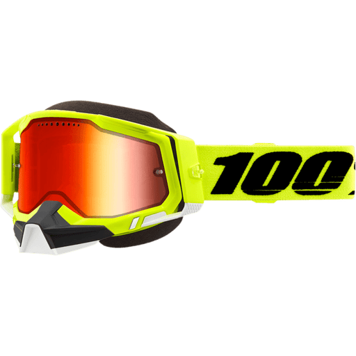 100% RACECRAFT 2 SNOWMOBILE GOGGLE - MIRROR RED LENS - Driven Powersports Inc.19626100189150012-00004