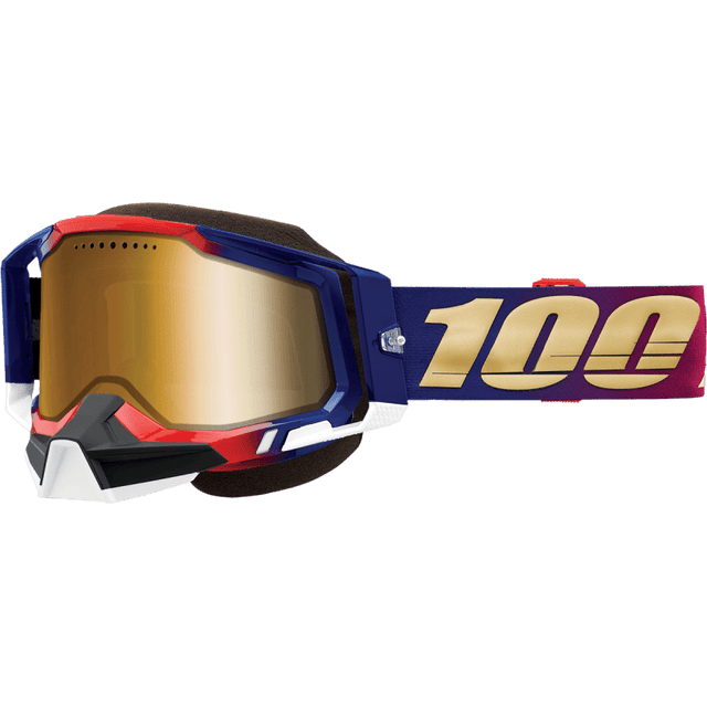 100% RACECRAFT 2 SNOWMOBILE GOGGLE UNITED TRUE GOLD LENS (50012 - 00006) - DRIVEN Canada's Powersports 19626100188450012 - 00006