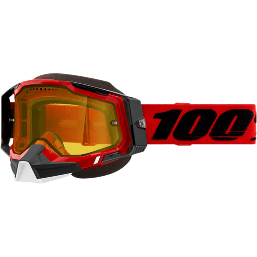 100% RACECRAFT 2 SNOWMOBILE GOGGLE - YELLOW LENS - Driven Powersports Inc.19626100180850011-00003