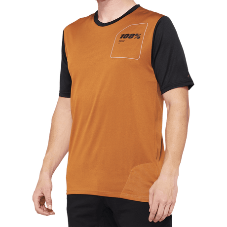 100% RIDECAMP JERSEY TERRACOTTA/BLACK - DRIVEN Canada's Powersports 84126919078740027 - 00015