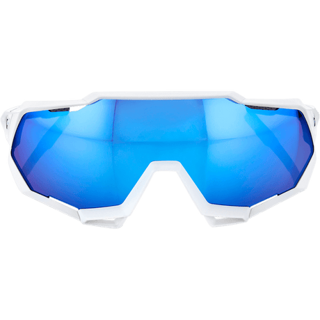 100% SPEEDTRAP MATTE WHITE W/HIPER ICEBERG LENS - DRIVEN Canada's Powersports 84126917843360012 - 00003