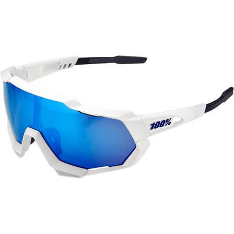 100% SPEEDTRAP MATTE WHITE W/HIPER ICEBERG LENS - DRIVEN Canada's Powersports 84126917843360012 - 00003