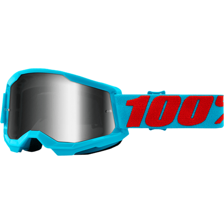100% STRATA 2 GOGGLE SUMMIT MIRROR SILVER LENS (50028 - 00011) - DRIVEN Canada's Powersports 19626100212650028 - 00011