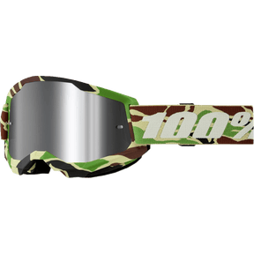 100% STRATA 2 GOGGLE WAR MIRROR SILVER LENS - DRIVEN Canada's Powersports 19626104548250028 - 00024