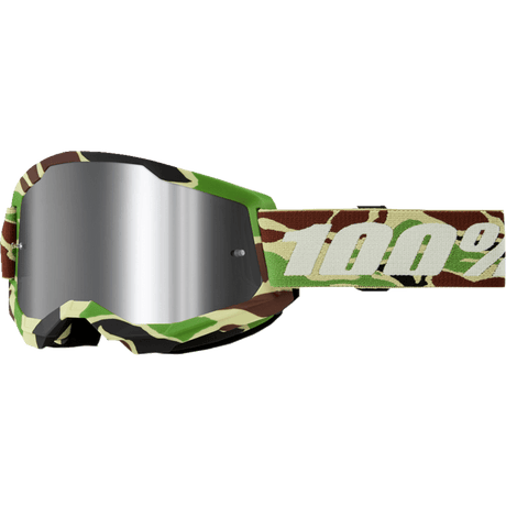 100% STRATA 2 GOGGLE WAR MIRROR SILVER LENS - DRIVEN Canada's Powersports 19626104548250028 - 00024