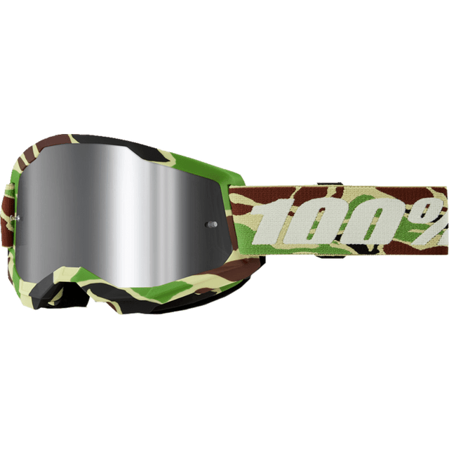100% STRATA 2 GOGGLE WAR MIRROR SILVER LENS - DRIVEN Canada's Powersports 19626104548250028 - 00024