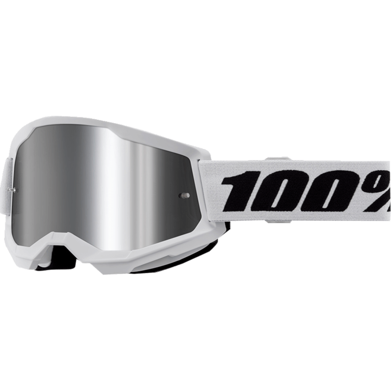 100% STRATA 2 JUNIOR GOGGLE MIRROR SILVER LENS - DRIVEN Canada's Powersports 19626104567350032 - 00013