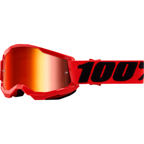100% STRATA 2 YOUTH GOGGLE MIRROR RED LENS - DRIVEN Canada's Powersports 19626100226350032 - 00004